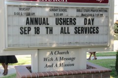 Usher Ministry & Activities